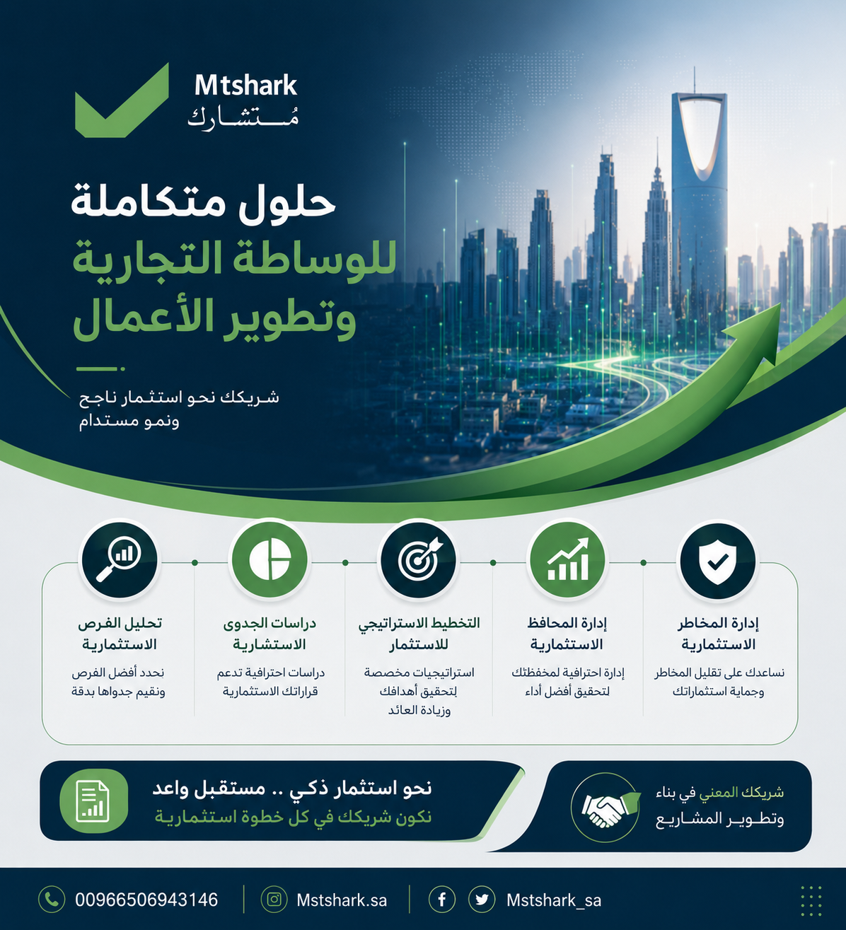 حلول متكاملة للوساطة التجارية وتطوير الأعمال