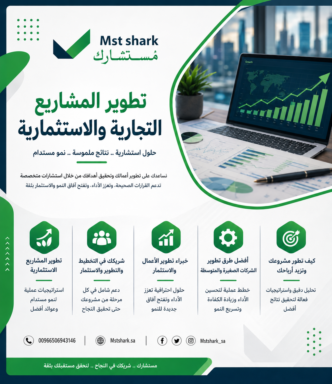 تطوير المشاريع التجارية والاستثمارية